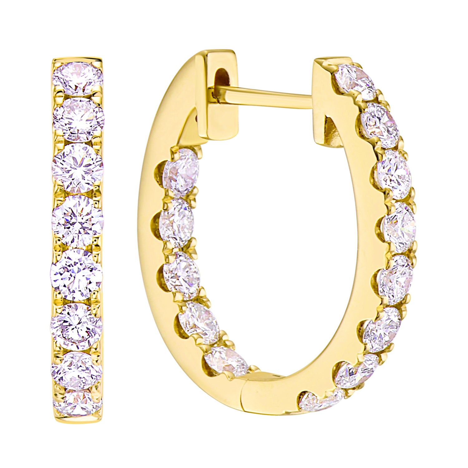 Diamond Huggie Earring