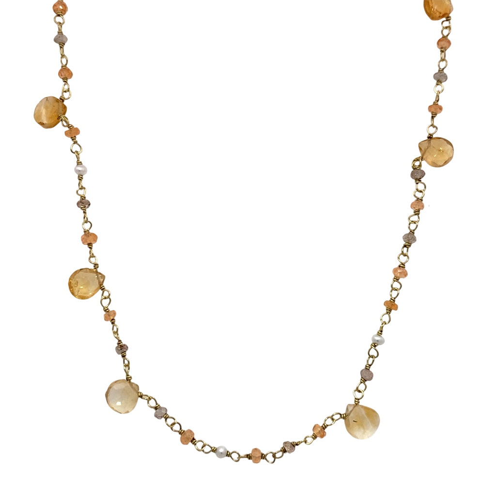 Colored Stone Necklace