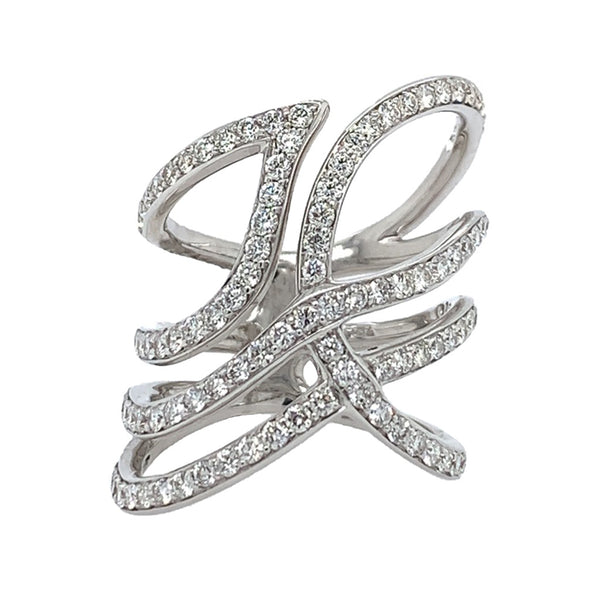 Diamond Cutout Ring
