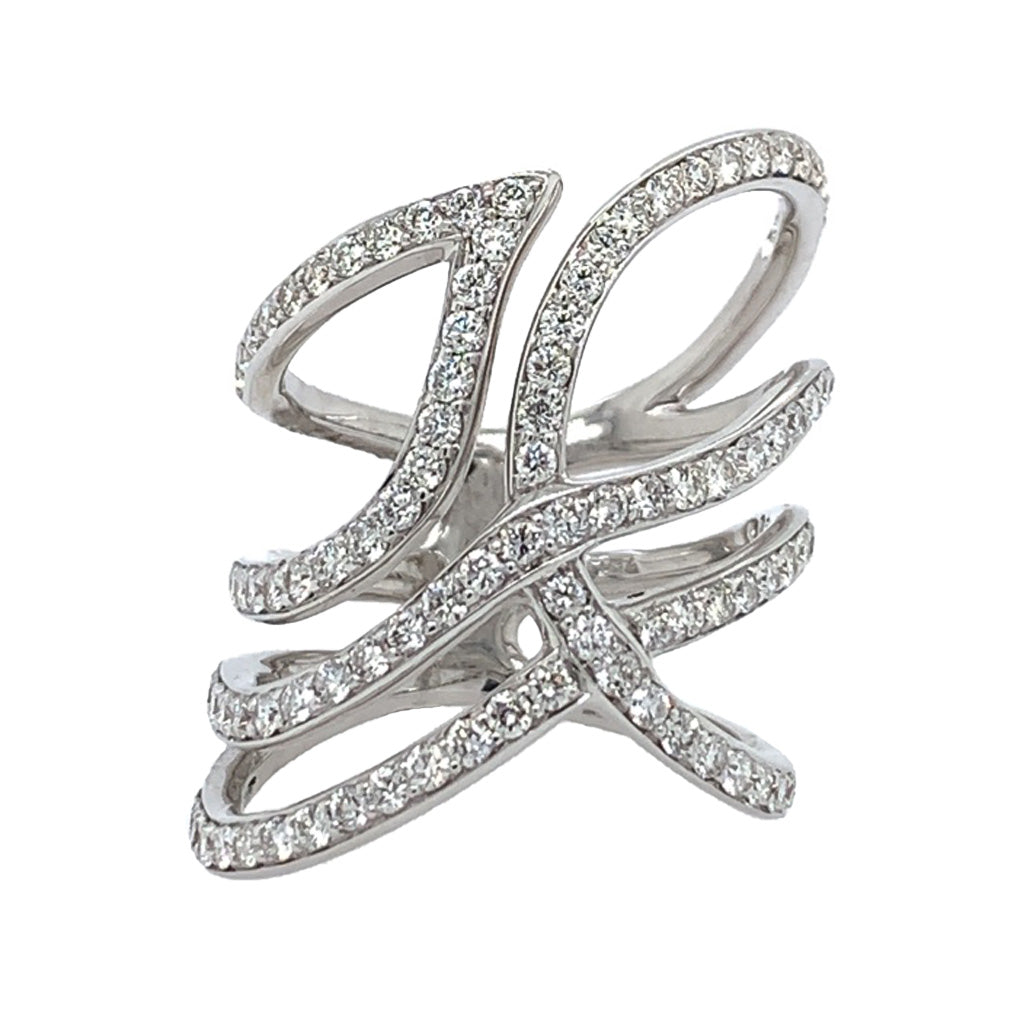 Diamond Cutout Ring