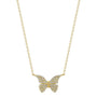 Pave Butterfly Necklace