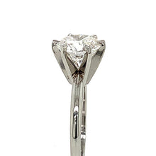 Platinum Solitaire Round Brilliant Cut Diamond Ring