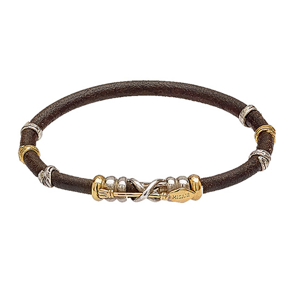 Leather and Arrow Bracelet