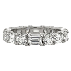 Mixed Shape Diamond Eternity Band