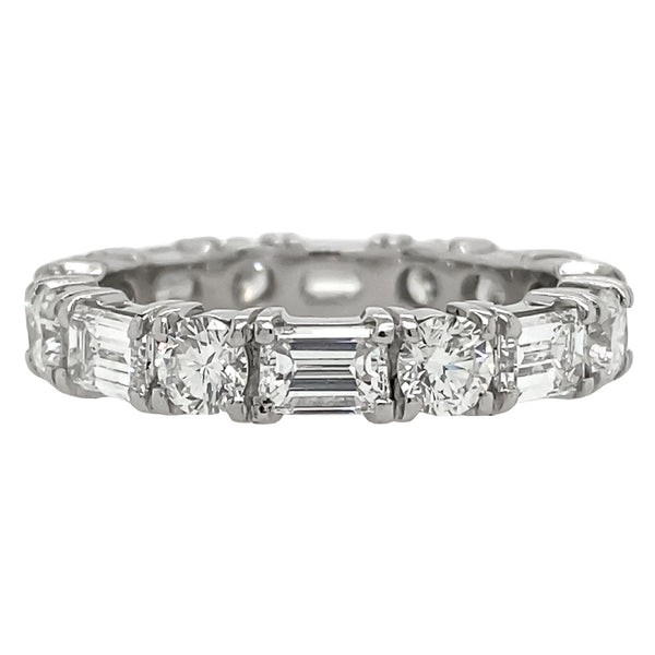 Mixed Shape Diamond Eternity Band