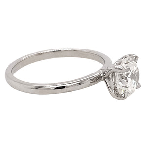 Solitaire Diamond Engagement Ring