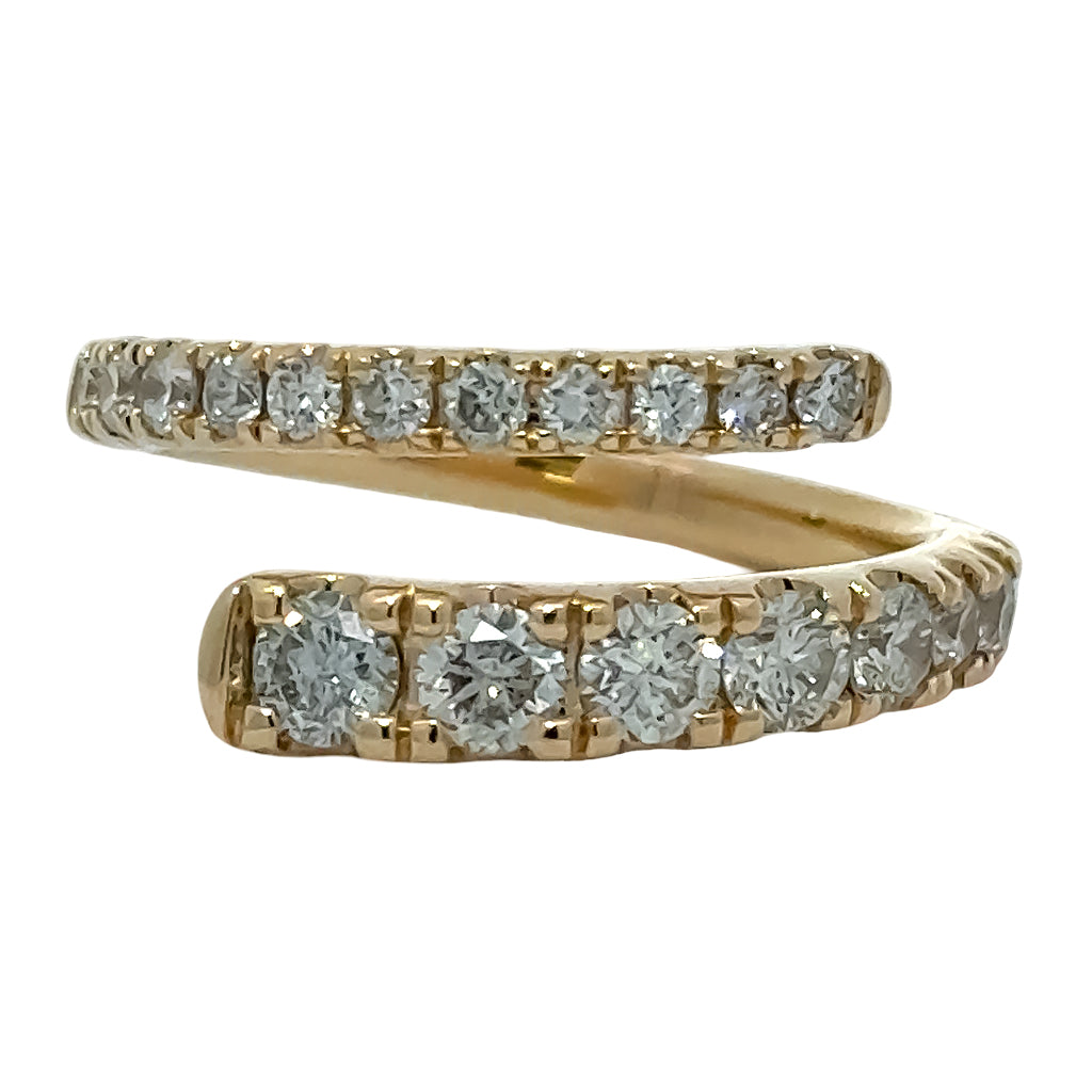 Bypass Diamond Ring