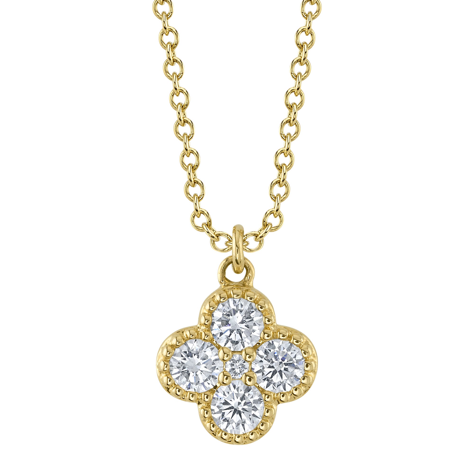 Diamond Clover Necklace