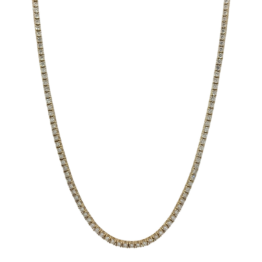 Lab Grown Diamond Tennis Necklace