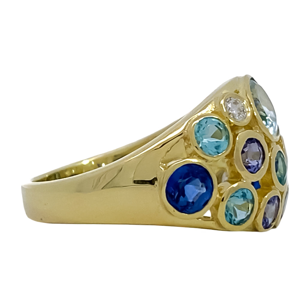 Multi Gemstone Ring