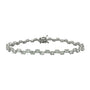 Staggered Oval Diamond Bracelet