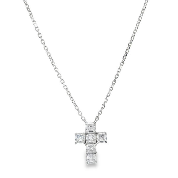 Lab Grown Diamond Cross Necklace