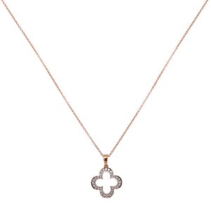 Diamond Clover Necklace