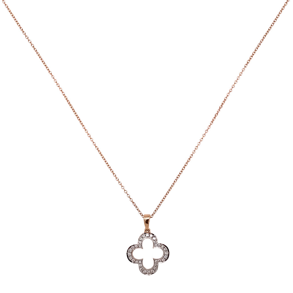 Diamond Clover Necklace