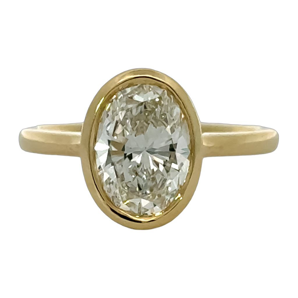 Oval Lab Grown Diamond Ring