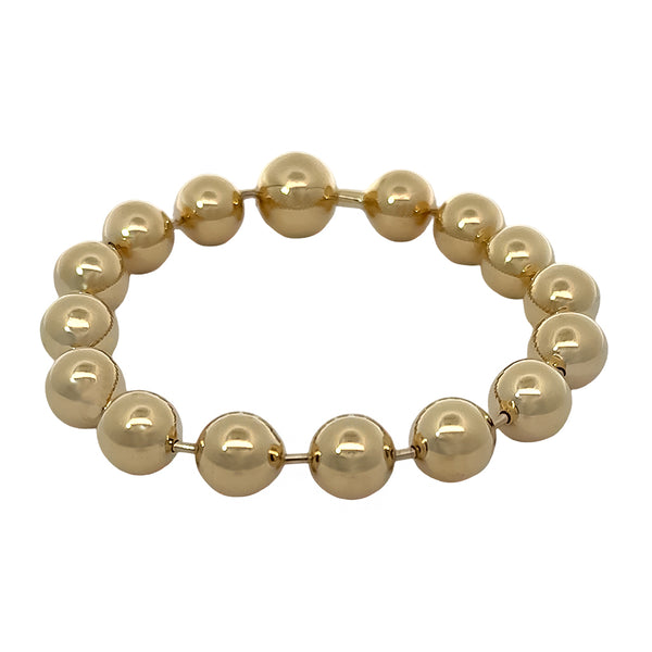 Gold Bead Bracelet