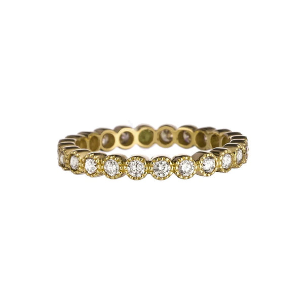 Bezel Set Diamond Eternity Band