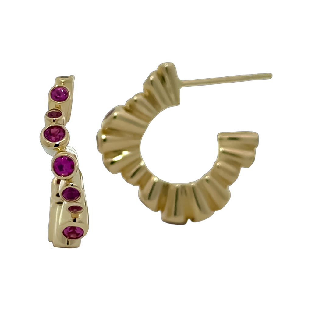 Colored Stone Earring