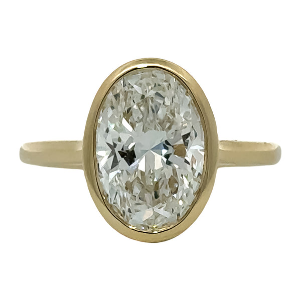 Oval Lab Grown Diamond Ring