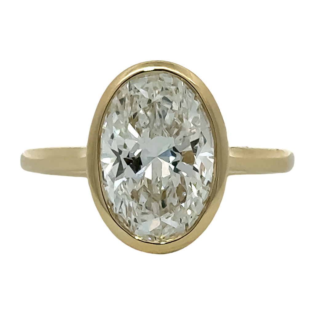 Oval Lab Grown Diamond Ring