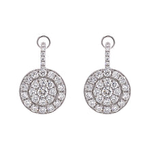 Diamond Disc Earring