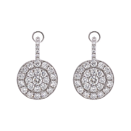 Diamond Disc Earring
