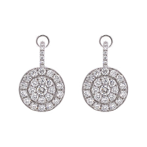 Diamond Disc Earring