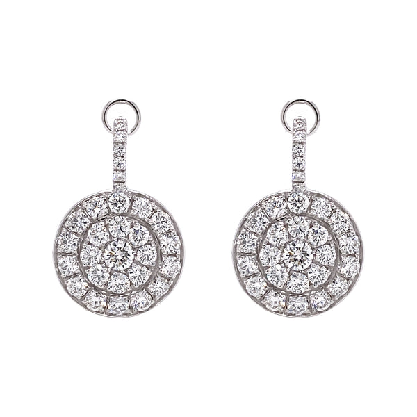 Diamond Disc Earring