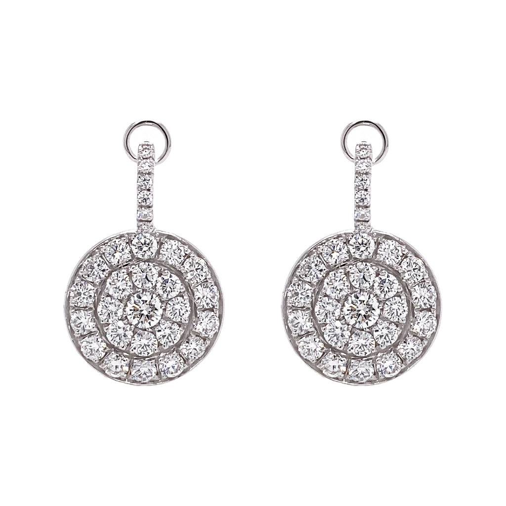 Diamond Disc Earring