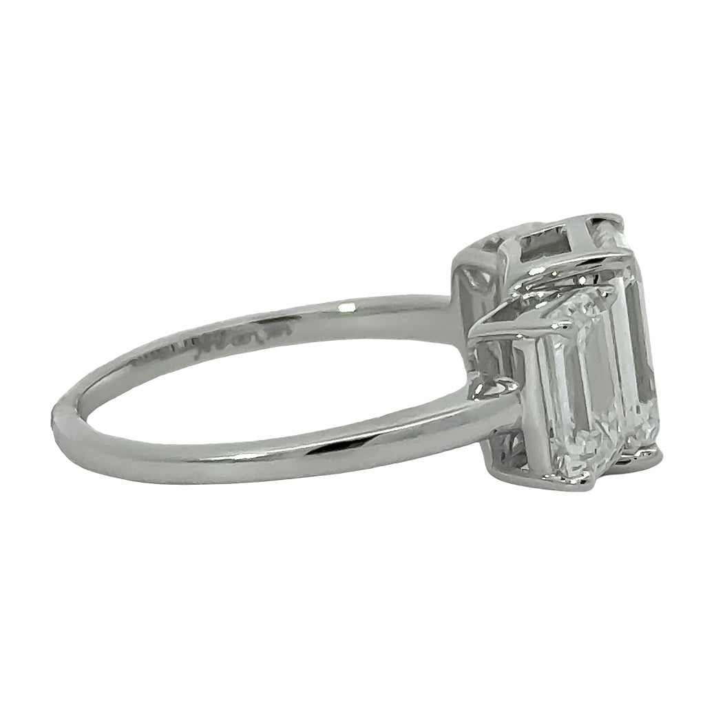 Three Stone Lab Grown Diamond Ring