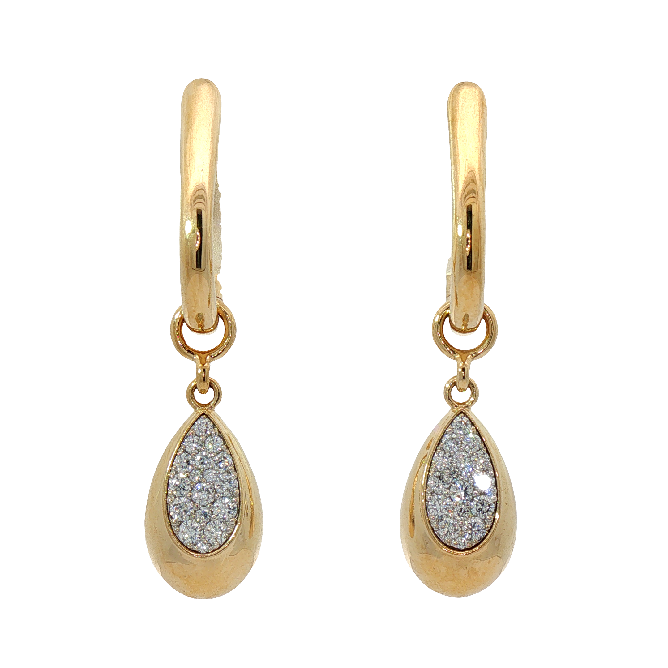 Tear Drop Diamond Earring