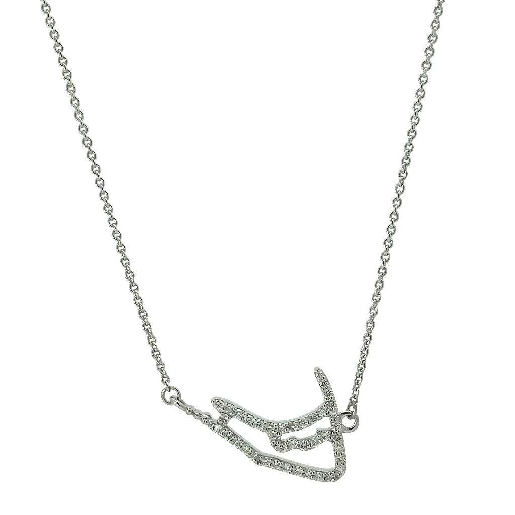 Nantucket Island Lab Diamond Necklace