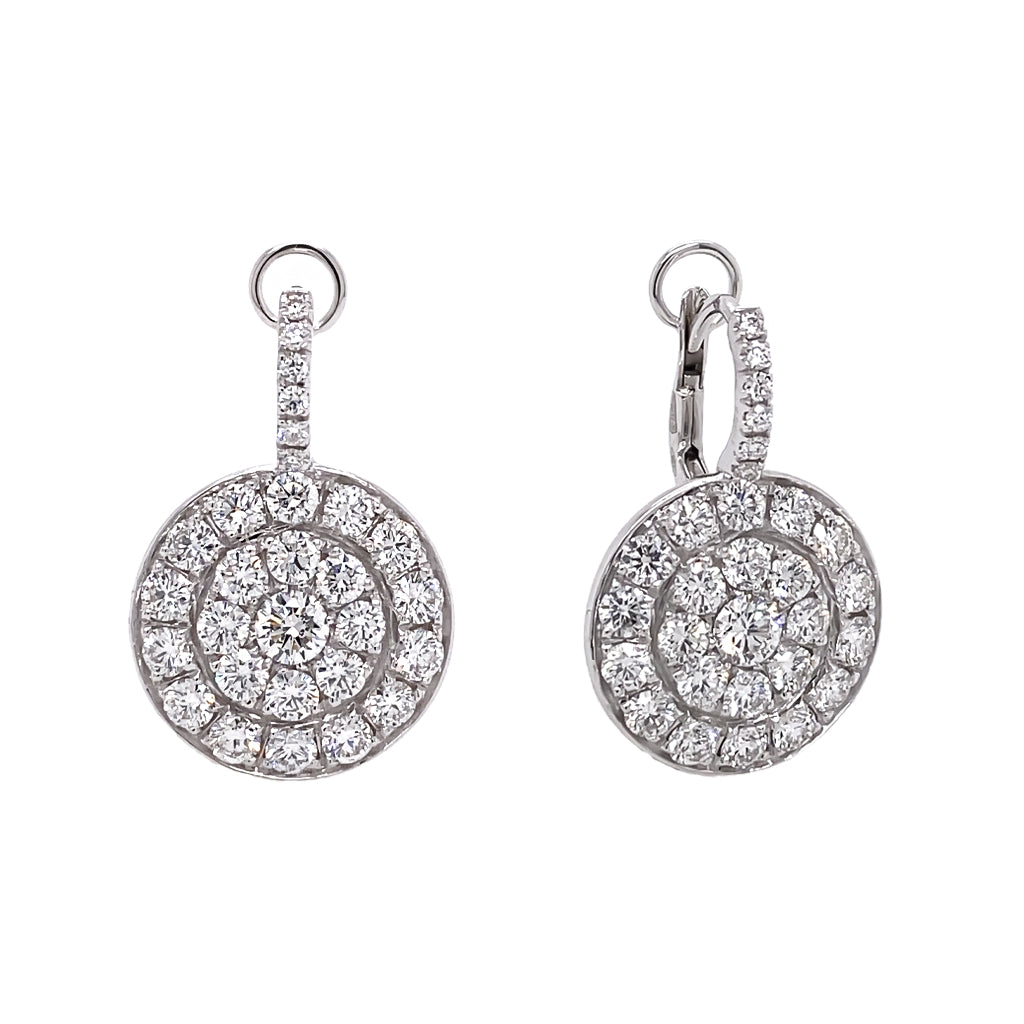 Diamond Disc Earring