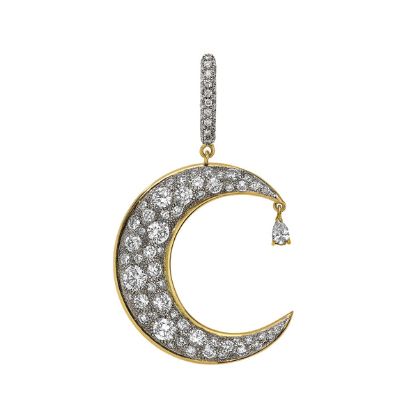 Cobblestone Crescent Pendant