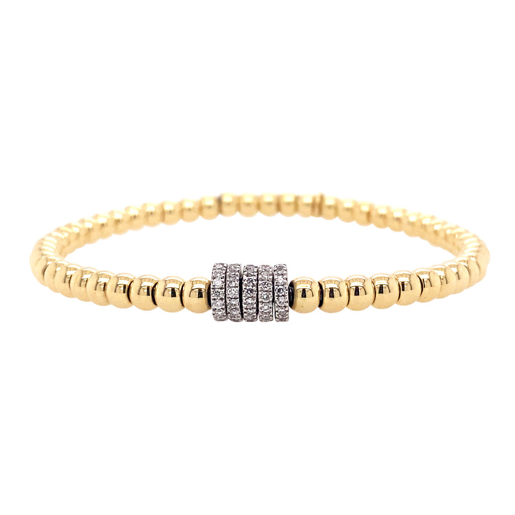 White Gold Pave Diamond Bracelet