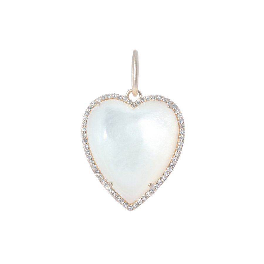 Mother-of-Pearl Heart Charm