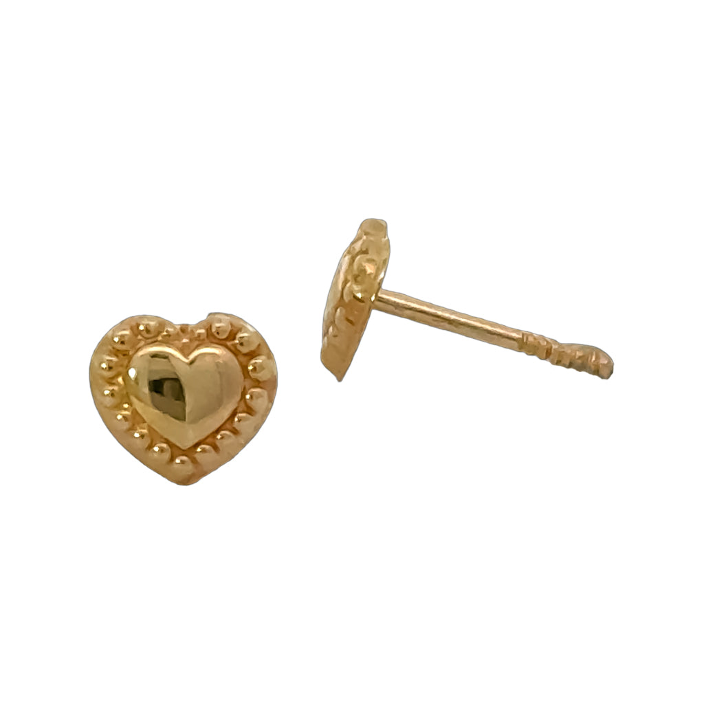 Heart Stud Earring