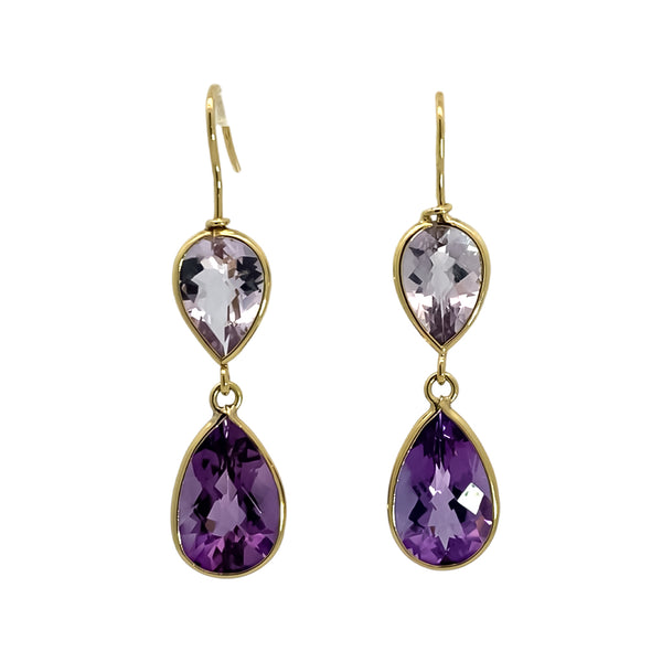 Amethyst Drop Earrings
