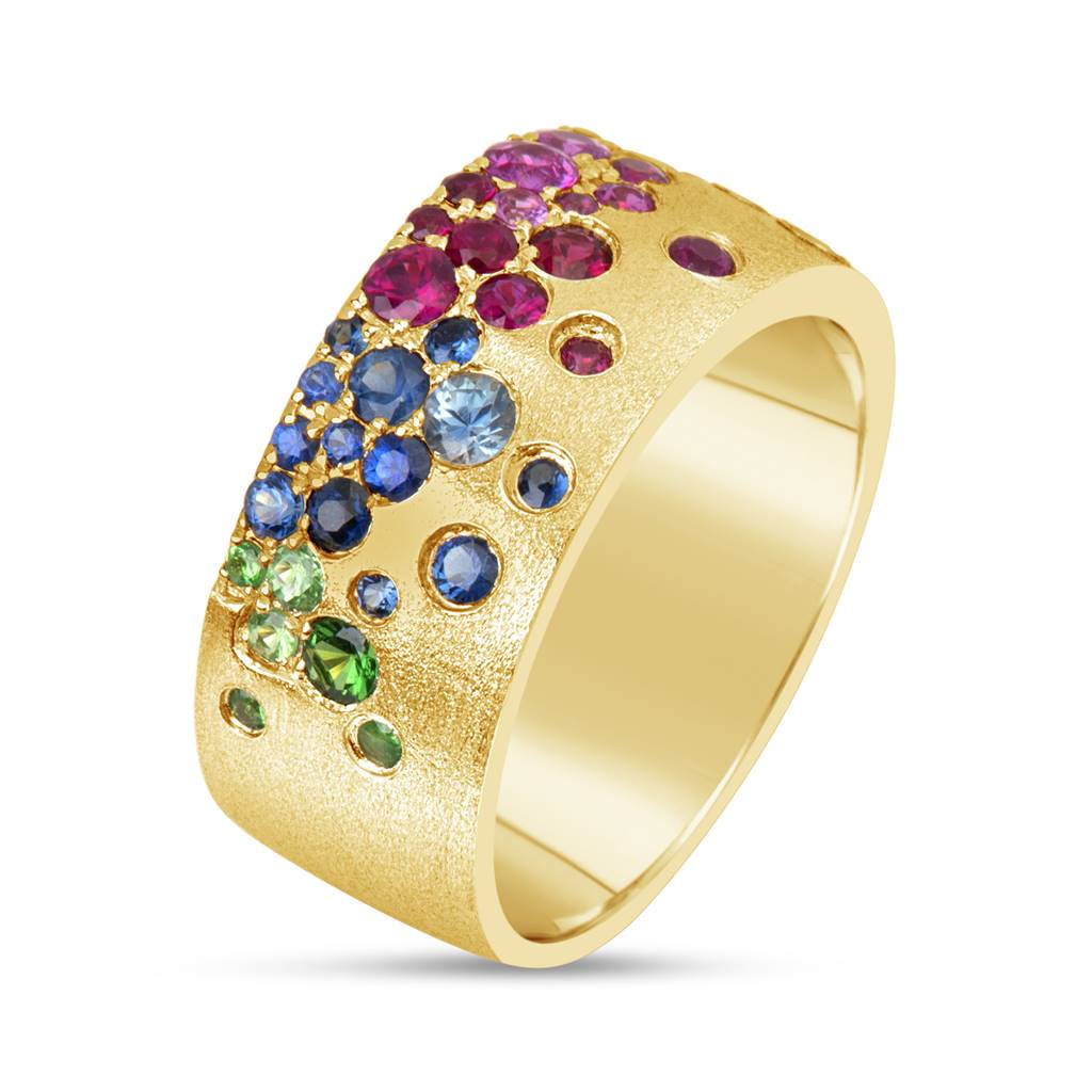 Colored Stone Rings  -  Women'