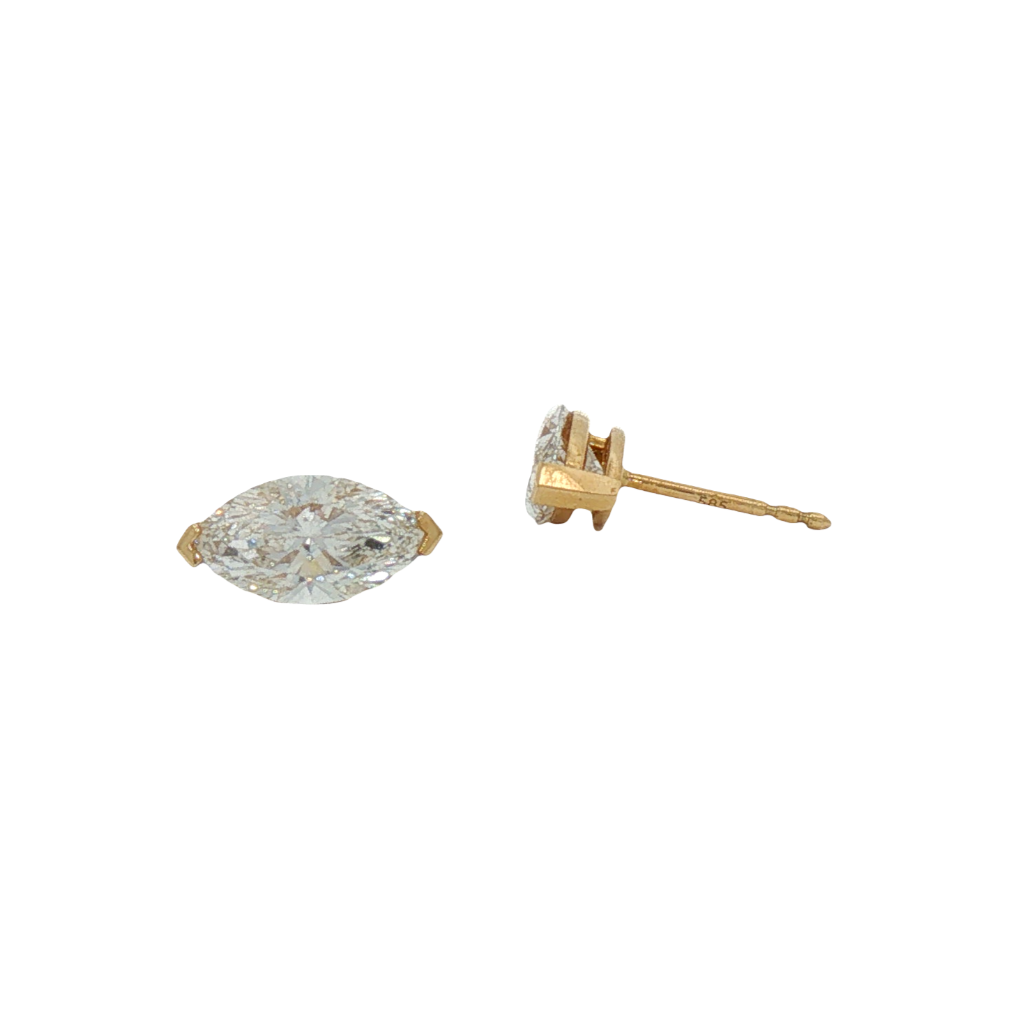 Solitaire Stud LAB GROWN Diamond Earring