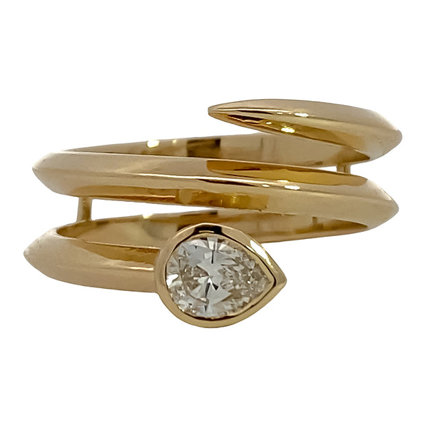 Knife Edge Wrap Ring