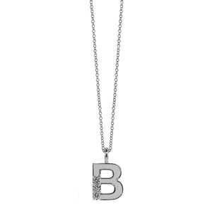 "B" initial pendant