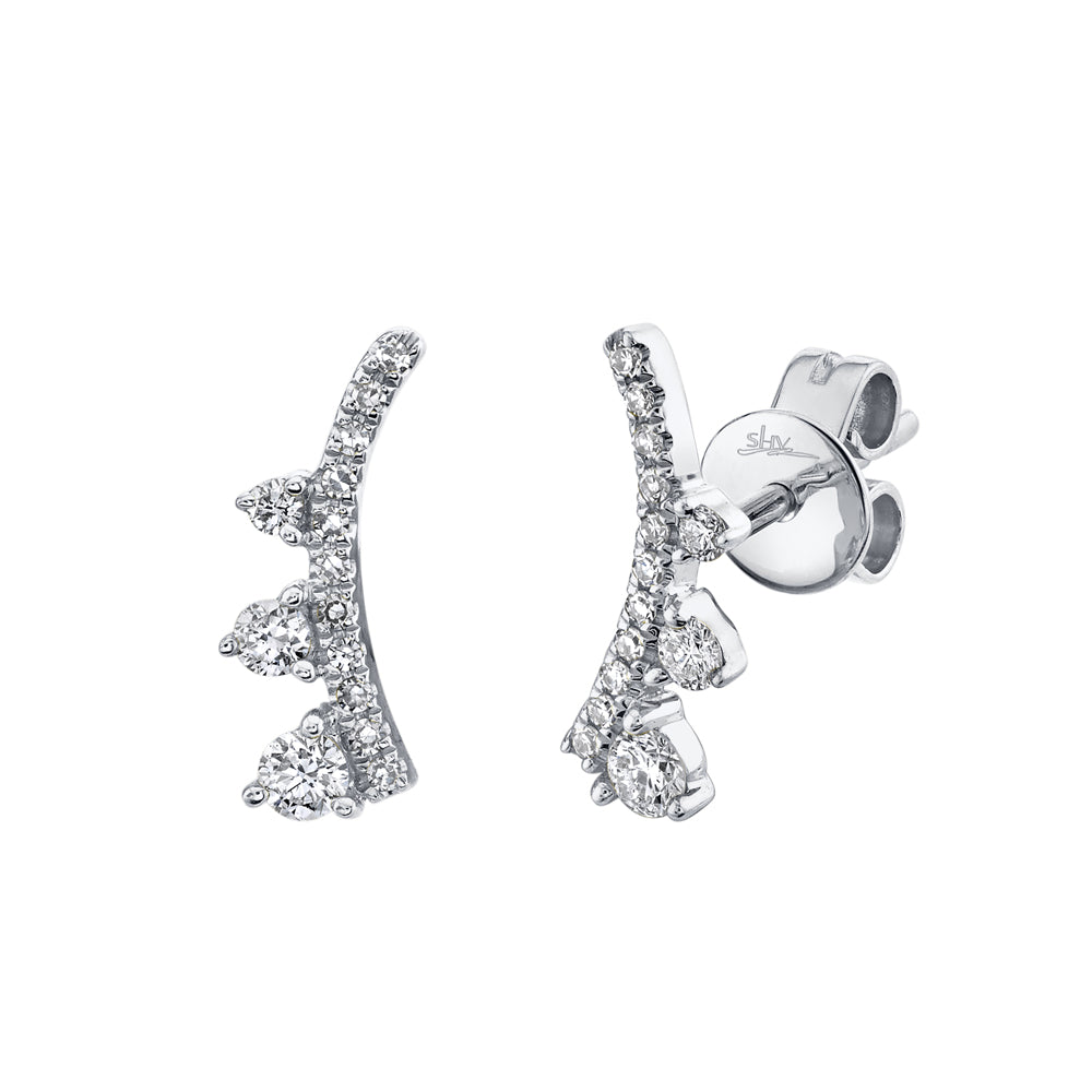 Diamond Climber Earring