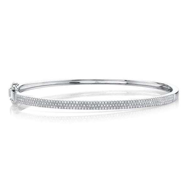Hinged Pave Bangle Bracelet