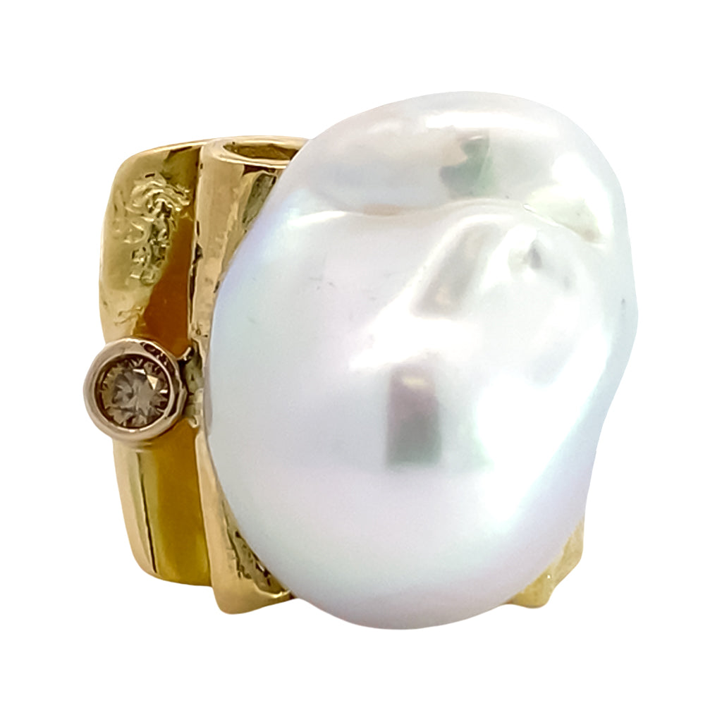 Baroque Pearl Ring
