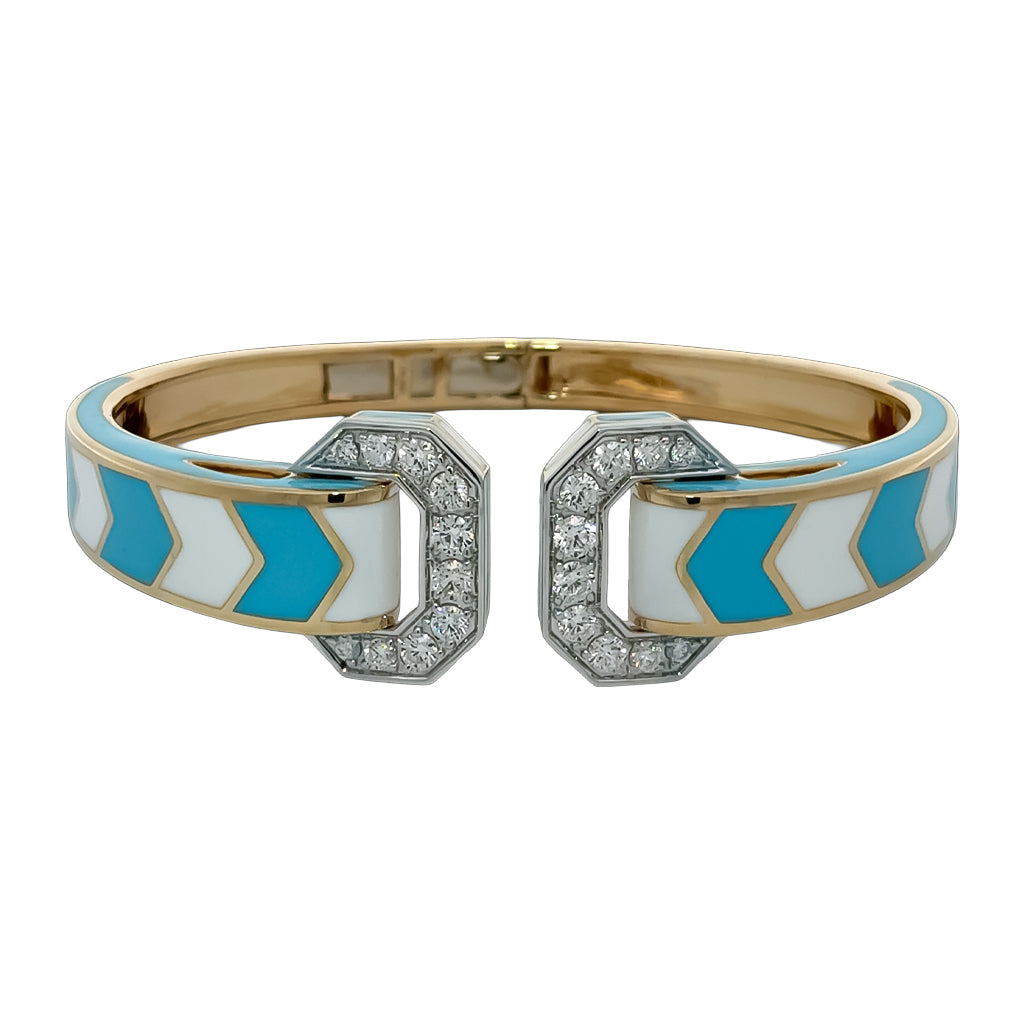 Ceramic & Enamel Bracelet