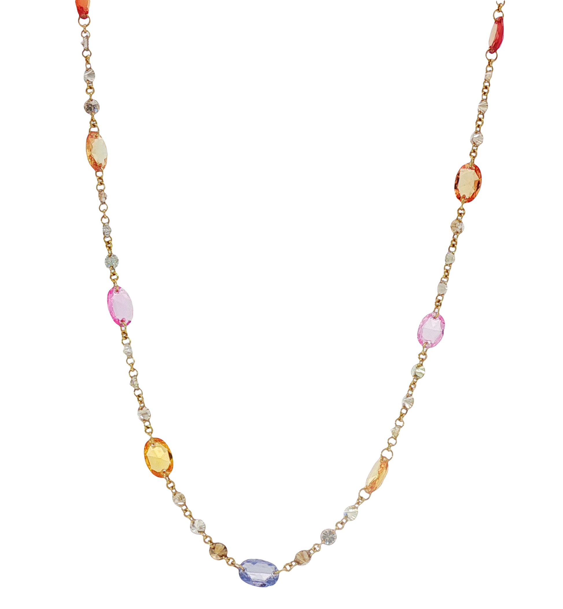 Colored Stone Necklace