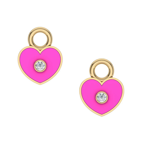 Heart Shape Earring Charms