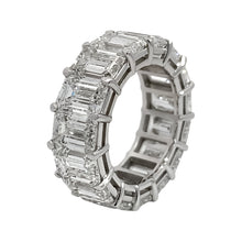 Emerald Cut Lab Grown Diamond Eternity Band