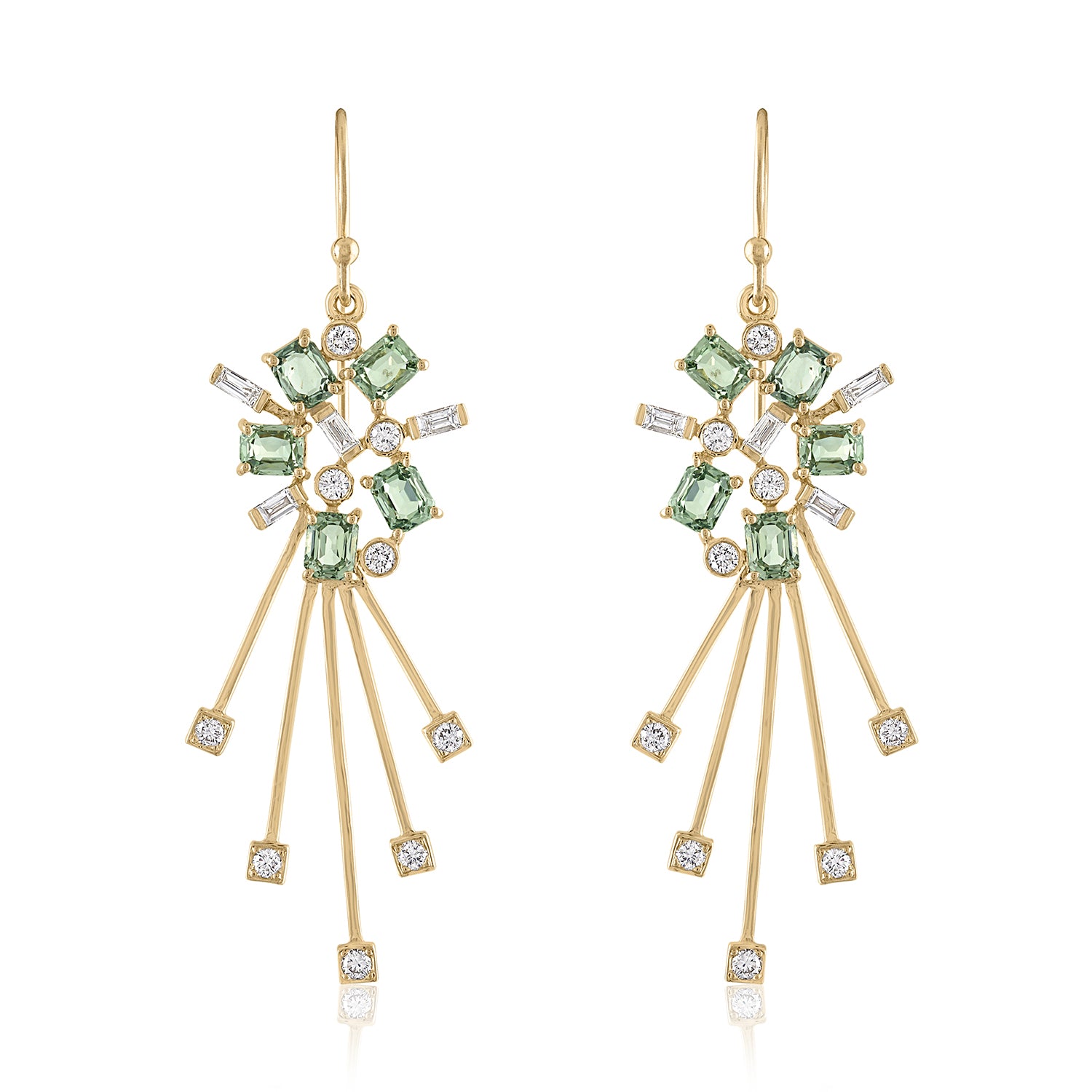 Colored Stone Earring